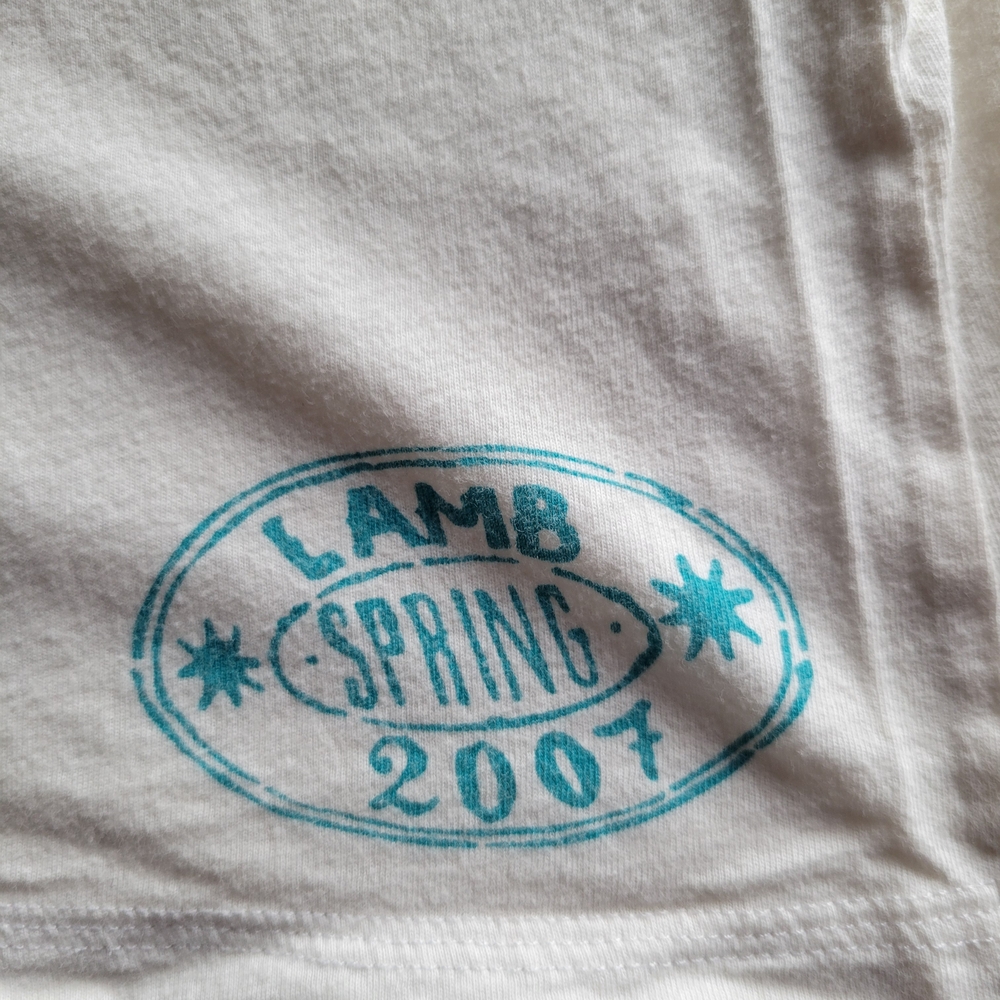 L.A.M.B. White Graphic 'Love Angel Music Baby' Short Sleeve Tee - Picture 4 of 5